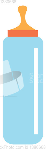 Image of Blue sipper vector or color illustration
