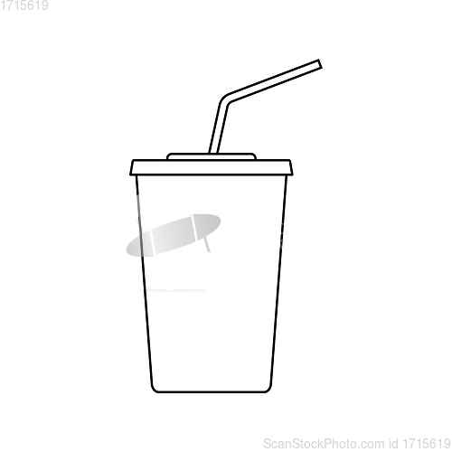 Image of Cinema soda drink icon