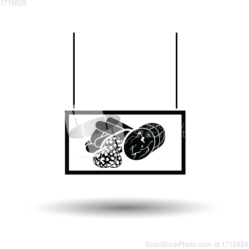 Image of Sausages market department icon
