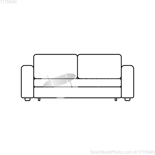 Image of Cinema sofa icon