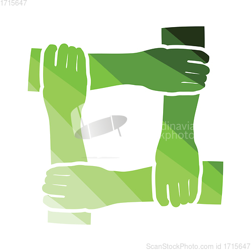 Image of Crossed hands icon