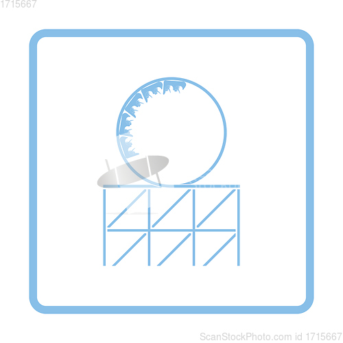 Image of Roller coaster loop icon