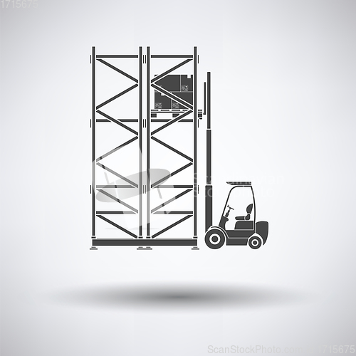 Image of Warehouse forklift icon