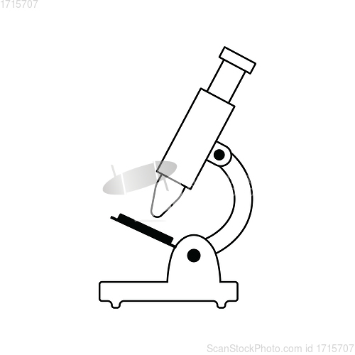 Image of School microscope icon