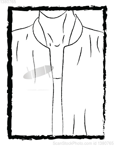 Image of Man\'s jacket vector or color illustration