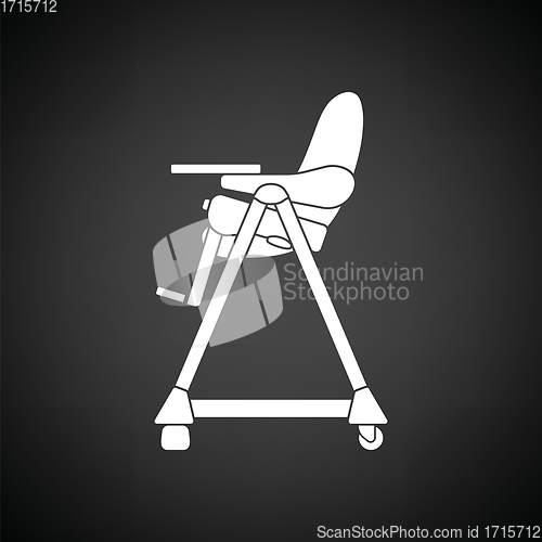 Image of Baby high chair icon