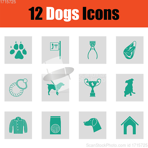 Image of Dogs icon set