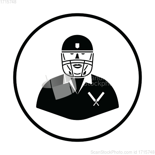 Image of Cricket player icon