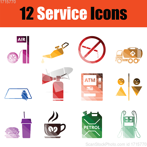 Image of Service icon set