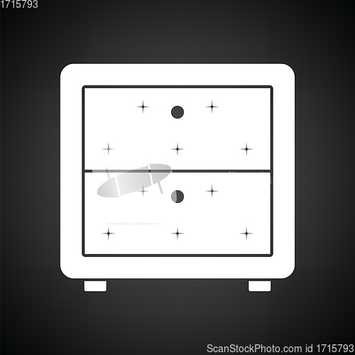 Image of Bedroom nightstand icon