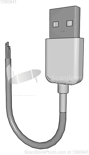 Image of Uses of USB vector or color illustration