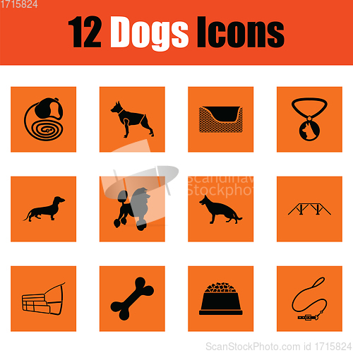 Image of Dogs icon set