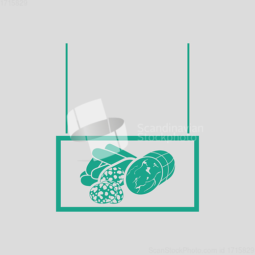 Image of Sausages market department icon