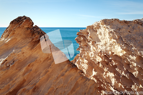 Image of Cliffs by the sea.