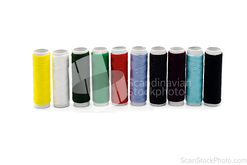 Image of Set of colored thread.