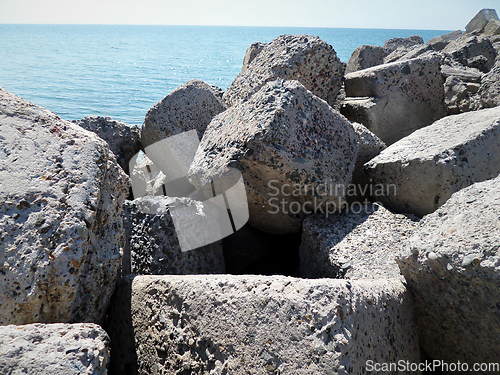 Image of Water intake channel from the sea.