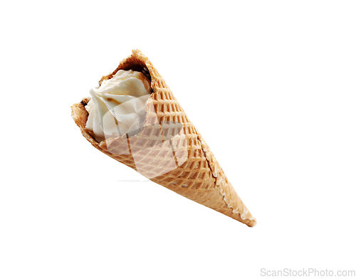 Image of Wafer cone ice cream.