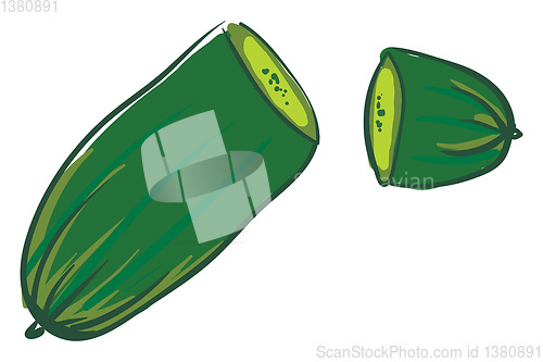 Image of Sliced cucumber 