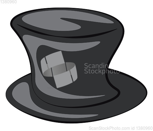 Image of Black magician cartoon hat vector or color illustration