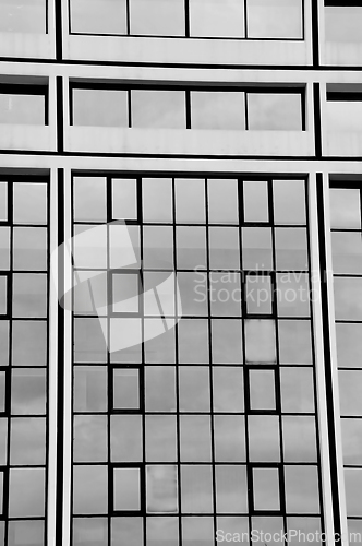 Image of glass facade abstract