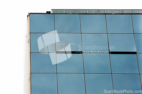 Image of office building glass facade