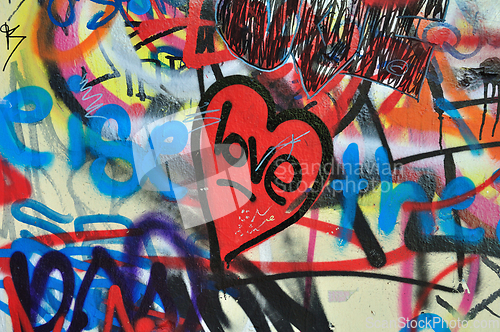 Image of painted heart