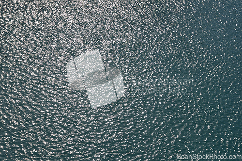 Image of sunshine on sea water