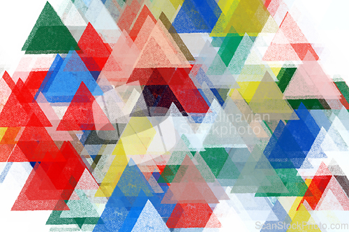 Image of triangles pattern illustration