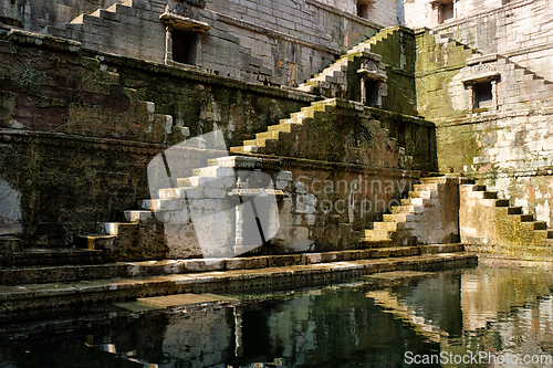 Image of Toorji Ka Jhalra Bavdi stepwell. Jodhpur, Rajasthan, India