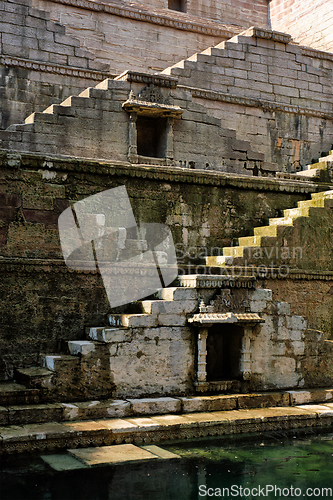 Image of Toorji Ka Jhalra Bavdi stepwell. Jodhpur, Rajasthan, India