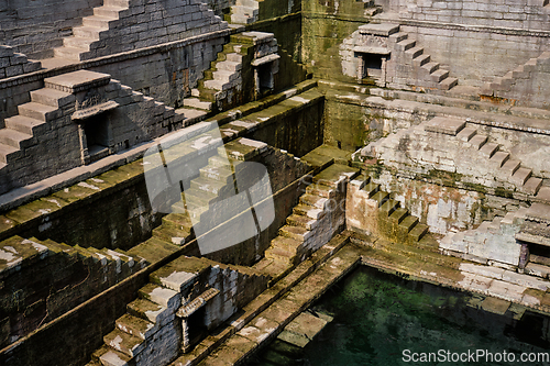 Image of Toorji Ka Jhalra Bavdi stepwell. Jodhpur, Rajasthan, India