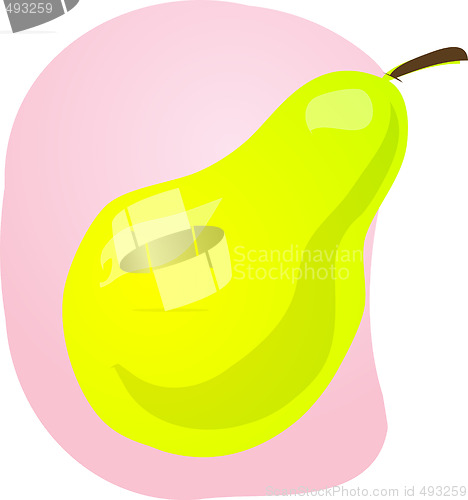 Image of Pear fruit illustration