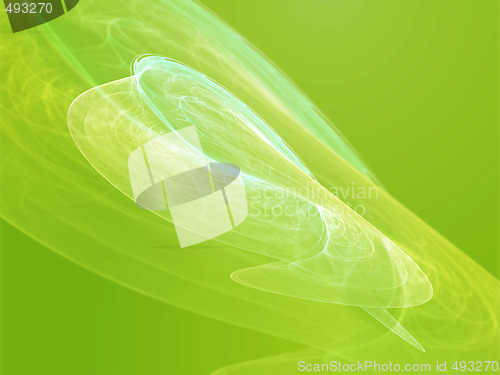 Image of Wavy glowing colors