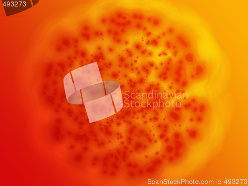 Image of Bacterial cell growth illustration