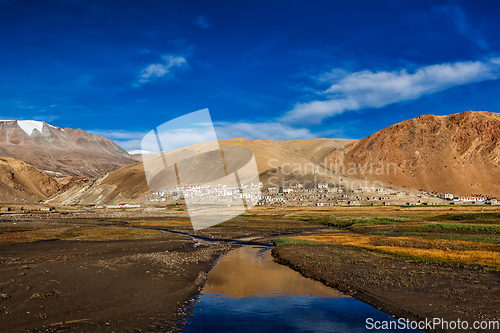 Image of Lake Tso Moriri in Himalayas, Ladakh, India