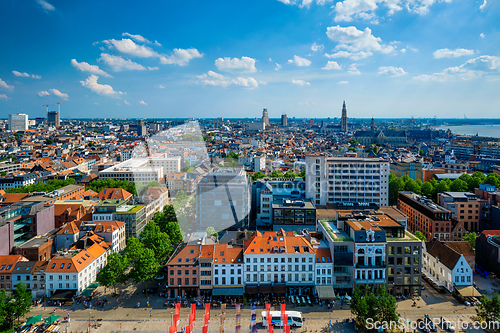 Image of Aerial view of Antwerp