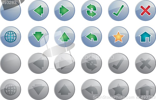 Image of Navigation icons