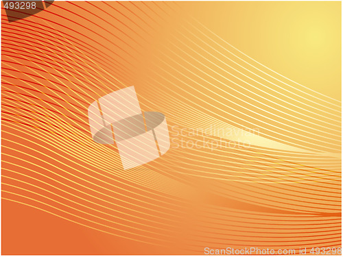 Image of Wavy glowing colors