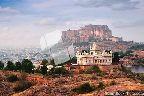 Image of Jaswanth Thada mausoleum, Jodhpur, Rajasthan, India