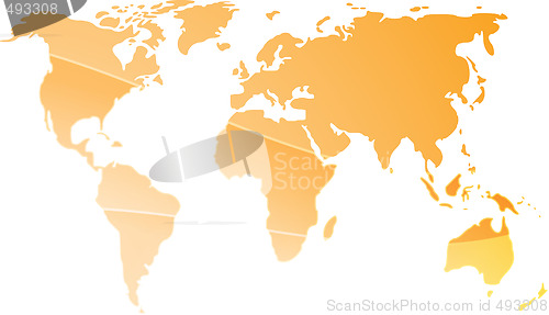 Image of Map of the world illustration