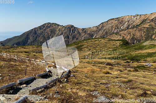 Image of Autumn landscape in Tateyama