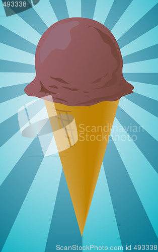 Image of Ice cream cone illustration