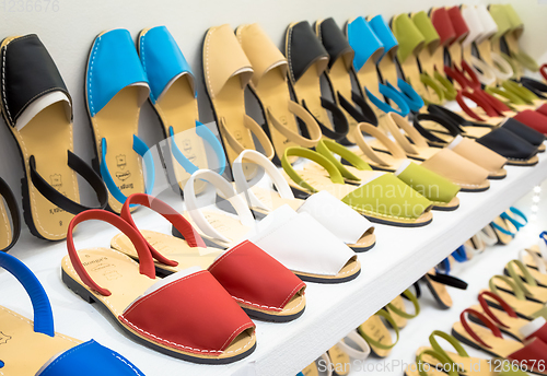 Image of Shopping for Avarca (Menorca sandals)