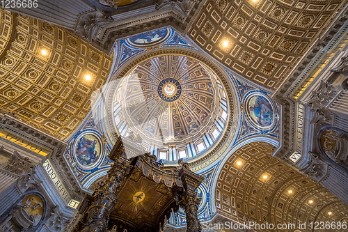 Image of Saint Peter in Rome: Cupola Decoration