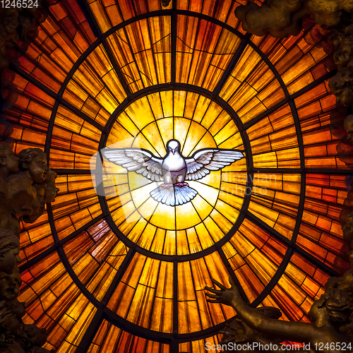 Image of Throne Bernini Holy Spirit Dove, Saint Peter\'s Basilica in Rome