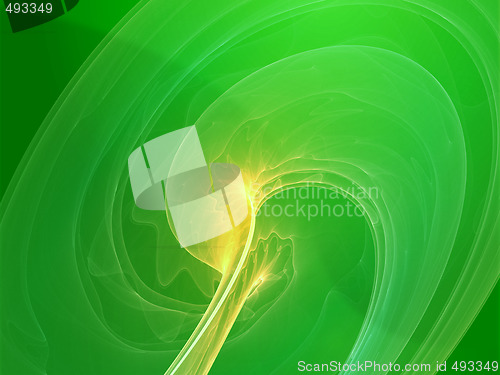 Image of Wavy glowing colors