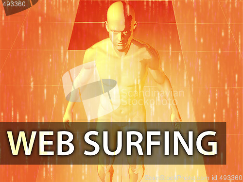 Image of Web surfing illustration