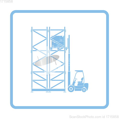 Image of Warehouse forklift icon