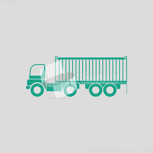 Image of Container truck icon