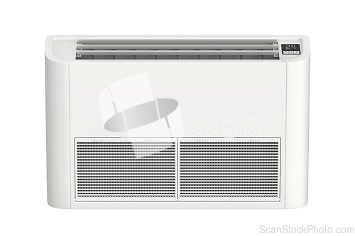 Image of Front view of floor mounted air conditioner